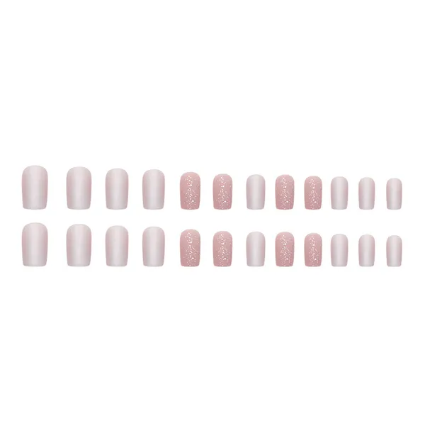 Multicolor__Nails_With_Glue_&_Manicure_Kit_Soft_Berry_(Set_Of_24)