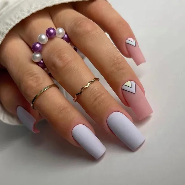 Multicolor__Nails_With_Glue_&_Manicure_Kit_Abstract_Art_(Set_Of_24)