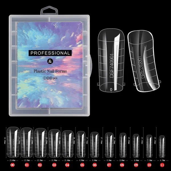 Transparent_Dual_Form_Tips_Dual_Tips_Forms_Full_Cover_False_Tips_Arched_For_Poly_Gel_Extension_Builder_Gel_Tips_Extensions_(Soft_Square_Dual_Form_Tips,_120_Pcs)