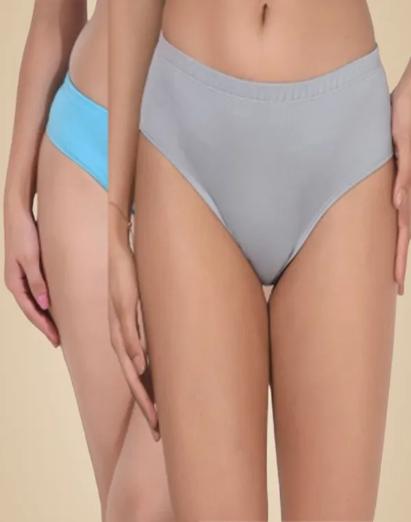 Pack_Of_2,_Light_Blue_Grey_Solid_Pure_Cotton_Hipster_For_Women