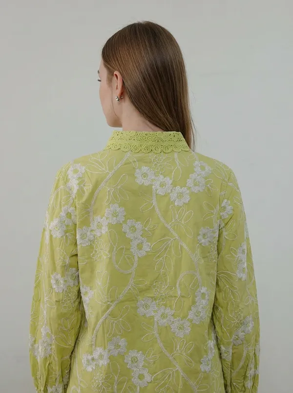 Light_Green_Embroidered_Styled_Top_For_Women