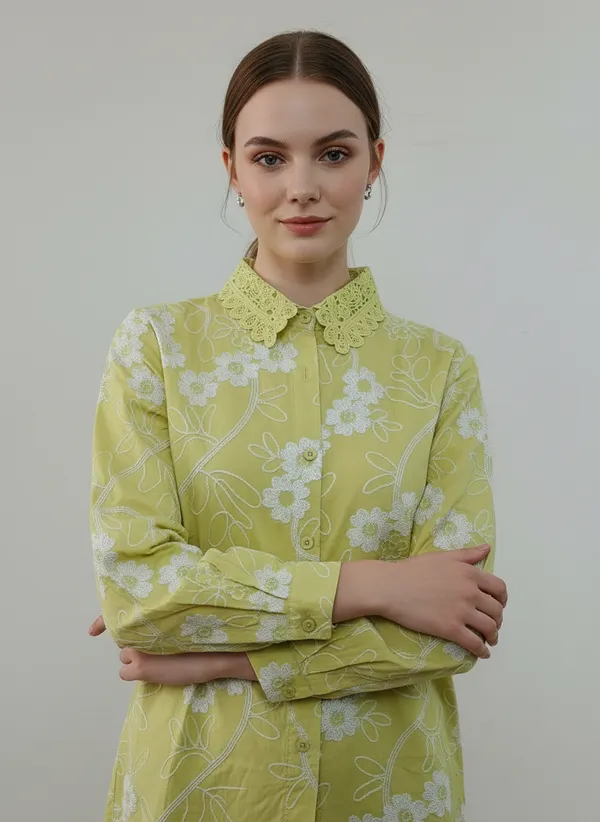 Light_Green_Embroidered_Styled_Top_For_Women