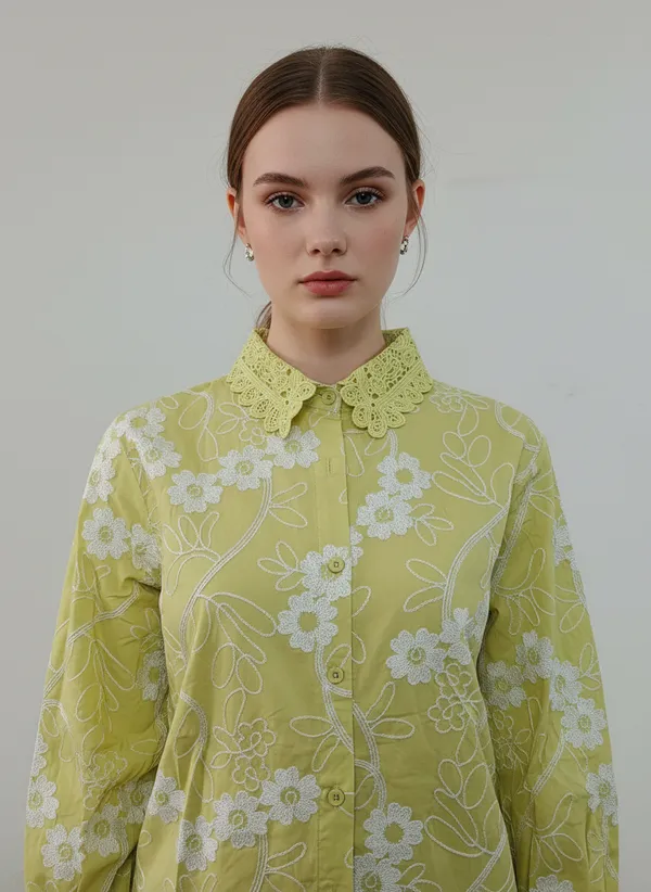 Light_Green_Embroidered_Styled_Top_For_Women