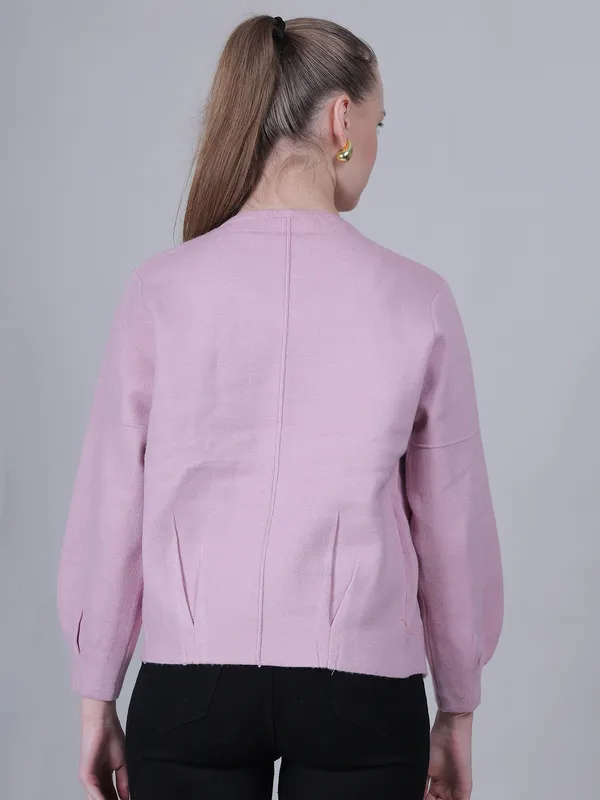 Purple_Woolen_Korean_Styled_Shrug_For_Women