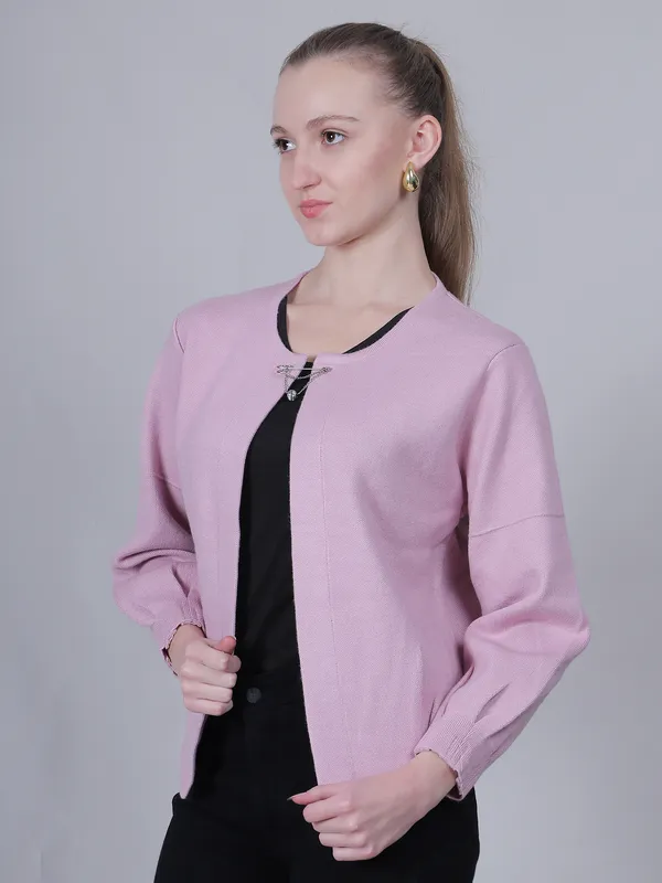 Purple_Woolen_Korean_Styled_Shrug_For_Women
