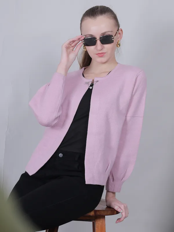 Purple_Woolen_Korean_Styled_Shrug_For_Women