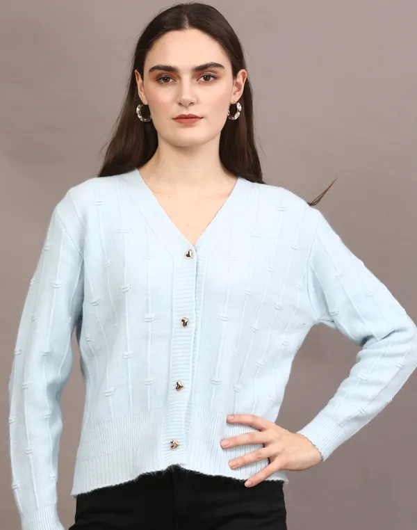 Sky_Blue_Woolen_Korean_Styled_Shrug_For_Women