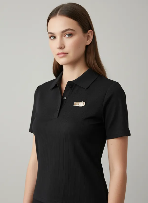 Black_Knitted_Collar_Styled_Tee_For_Women