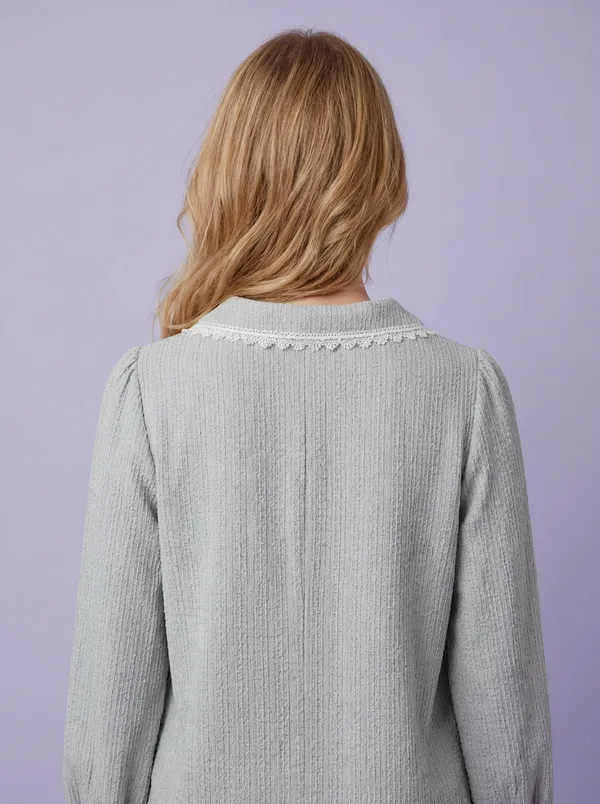 Grey_Summer_Wear_Korean_Pattern_Top_For_Women
