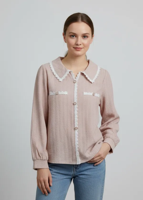 Pink_Summer_Wear_Korean_Pattern_Top_For_Women
