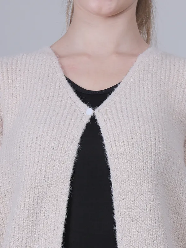 Beige_Woolen_Open_Front_Shrug_For_Women