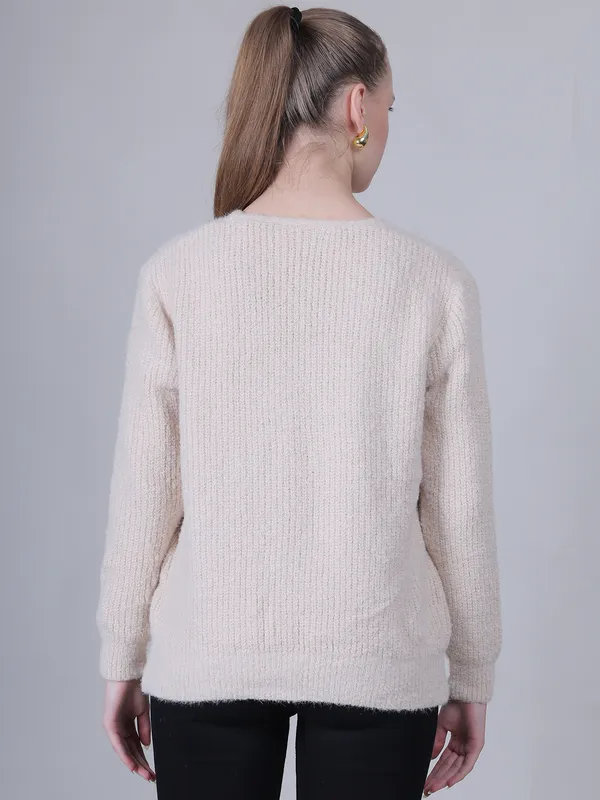 Beige_Woolen_Open_Front_Shrug_For_Women