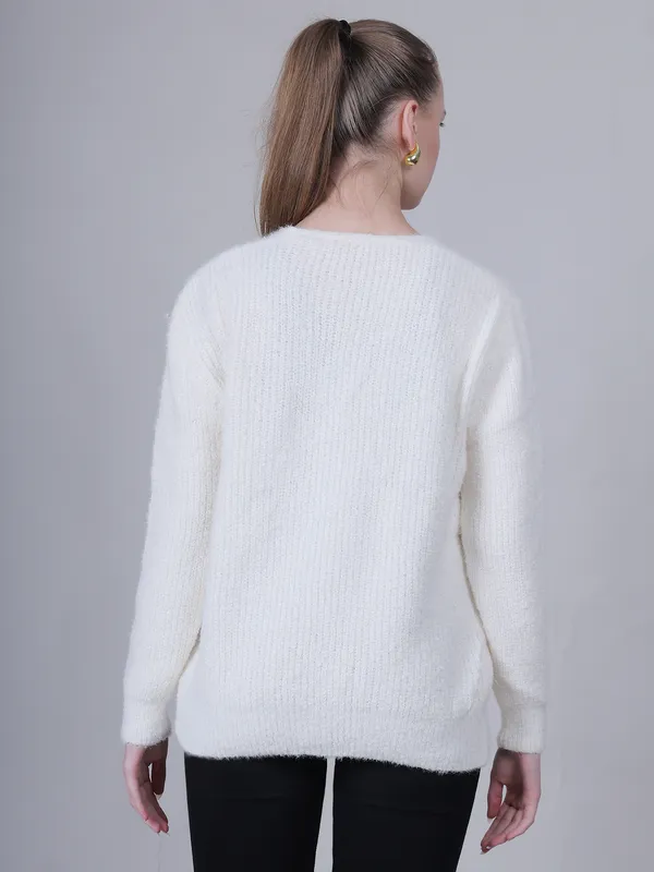 White_Woolen_Open_Front_Shrug_For_Women