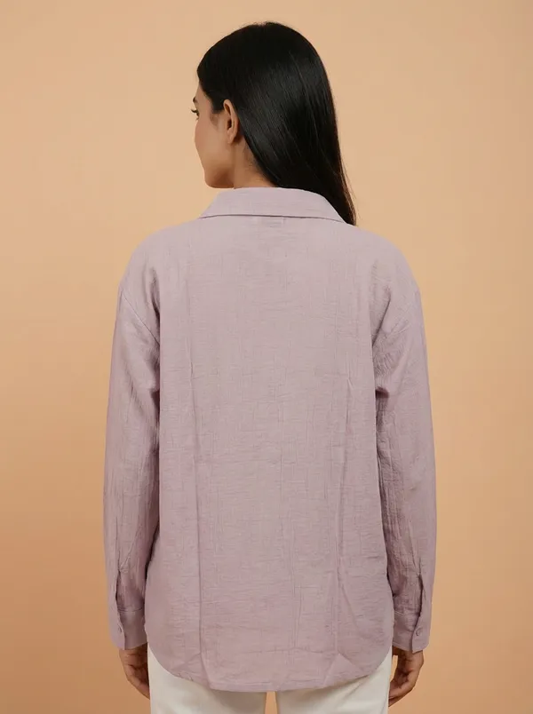 Lavender_Self_Designed_Korean_Styled_Shirt_Top_For_Women
