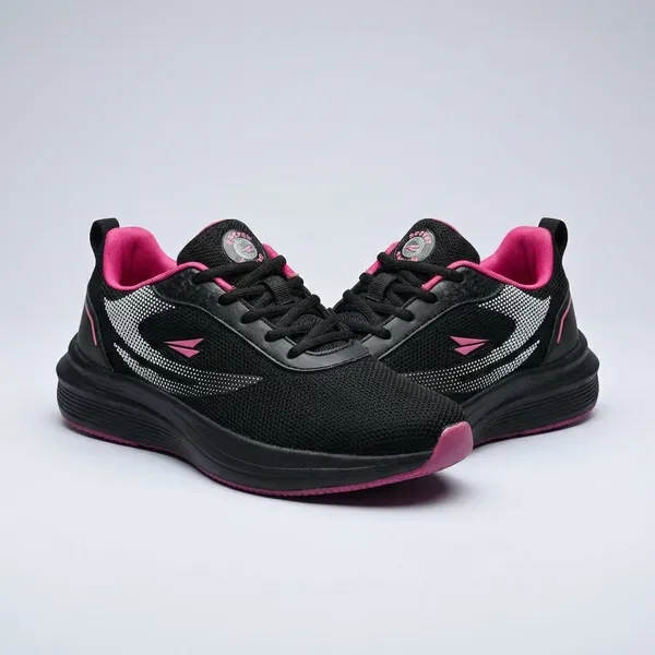 Black_And_Rani_Air_Mesh_Sports_Shoes_For_Women_And_Girls_|_Ickon