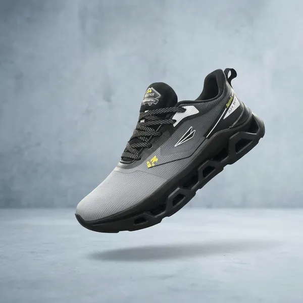 Light_Grey_And_Black_Air_Mesh_With_Raised_Printing_Casual_Shoes_For_Men_|_Flow