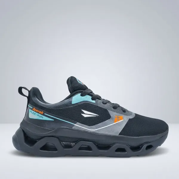 Black_And_Aqua_Air_Mesh_With_Raised_Printing_Casual_Shoes_For_Men_|_Flow