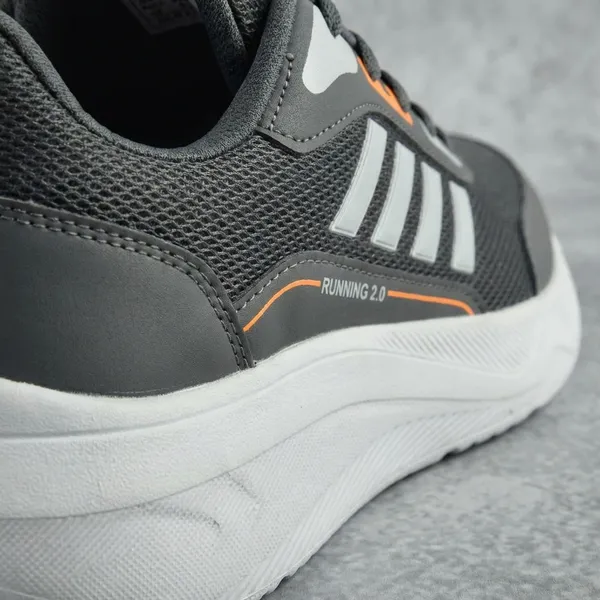 Dark_Grey_And_Orange_Air_Mesh_With_Rexine_Casual_Shoes_For_Men