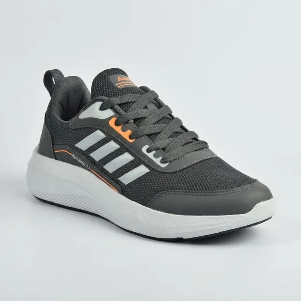 Dark_Grey_And_Orange_Air_Mesh_With_Rexine_Casual_Shoes_For_Men