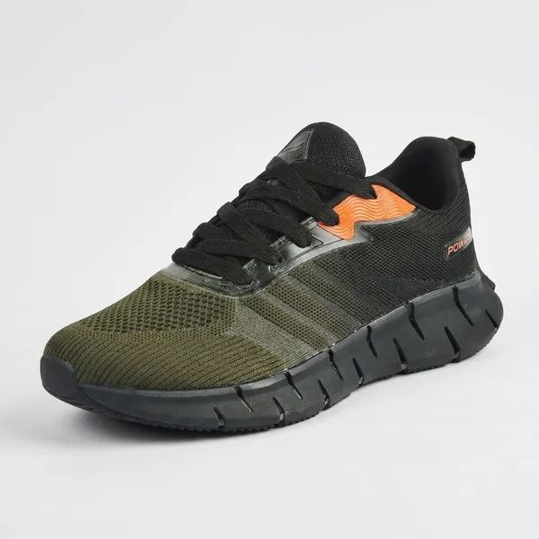 Mehandi_And_Black_Knitting_Upper_Casual_Shoes_For_Men_|_Zolo