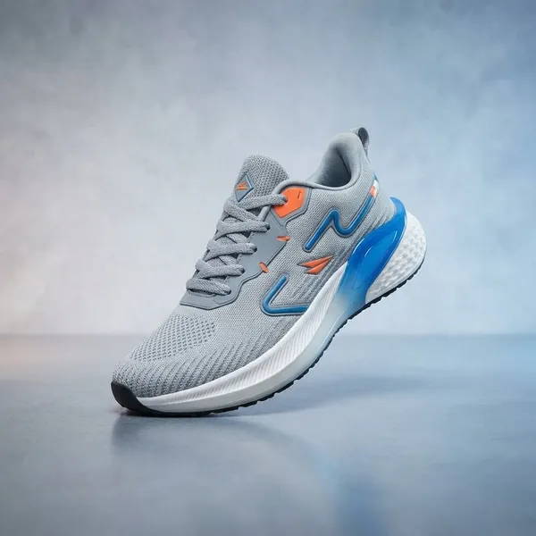 Light_Grey_And_Orange_Knitting_Upper_Casual_Shoes_For_Men_|_Spartan