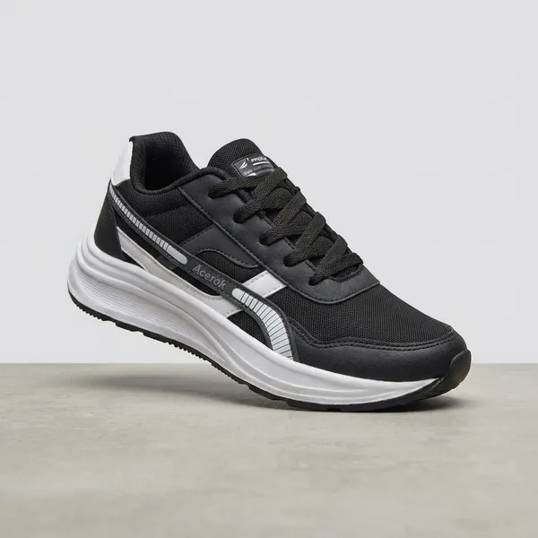 Black_Air_Mesh_With_Rexine_Casual_Shoes_For_Men_|_Performance_5