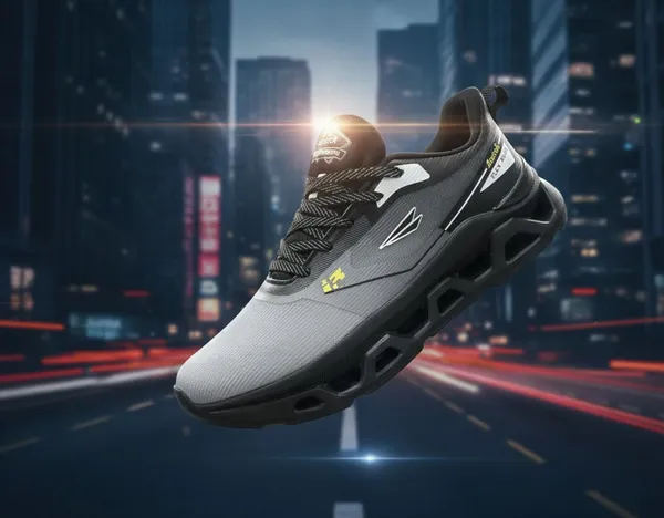 Light_Grey_And_Black_Air_Mesh_With_Raised_Printing_Casual_Shoes_For_Men_|_Flow