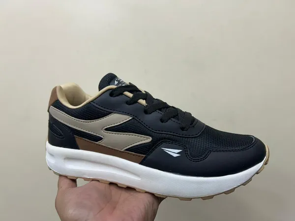 Black_And_Beige_Air_Mesh_With_Rexine_Casual_Shoes_For_Men_|_Performance_10