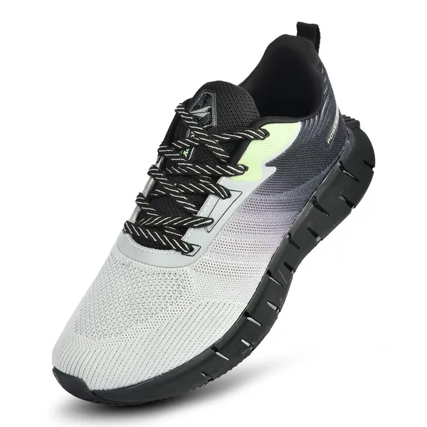 Light_Grey_And_Black_Knitting_Upper_Casual_Shoes_For_Men_|_Zolo