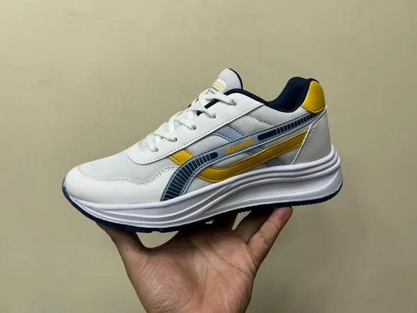 White_And_Navy_Air_Mesh_With_Rexine_Casual_Shoes_For_Men_|_Performance_5