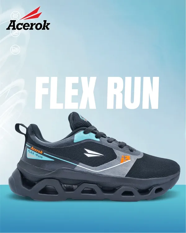 Black_And_Aqua_Air_Mesh_With_Raised_Printing_Casual_Shoes_For_Men_|_Flow