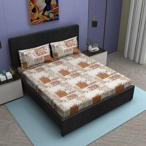 Multicolor_Micro_Satin_Double_Bedsheet_with_Pillow_Covers