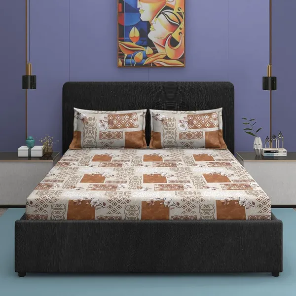 Multicolor_Micro_Satin_Double_Bedsheet_with_Pillow_Covers