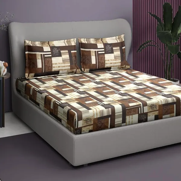 Multicolor_Micro_Satin_Double_Bedsheet_with_Pillow_Covers