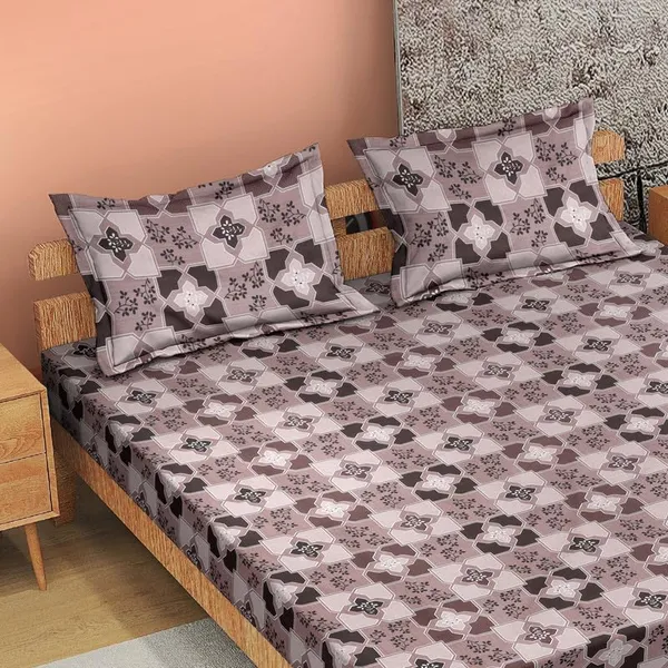 Multicolor_Micro_Satin_Bedsheet_with_Pillow_Covers