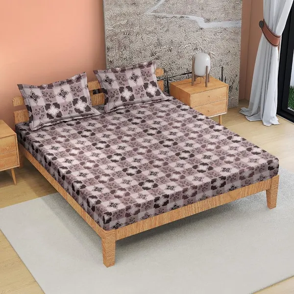 Multicolor_Micro_Satin_Bedsheet_with_Pillow_Covers