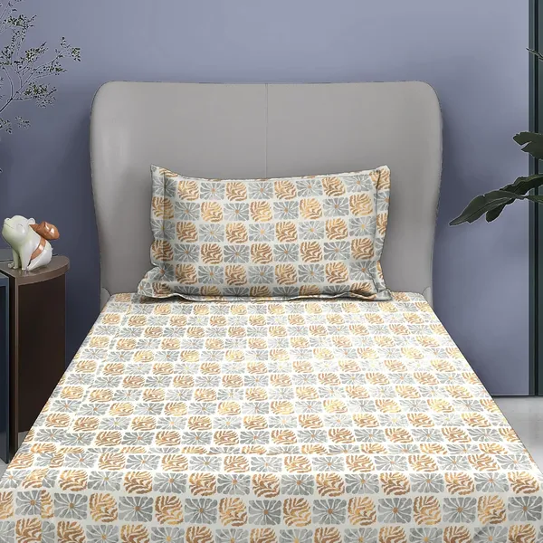 Blue_And_White_Premium_&_Elegant_Poly_Cotton_Printed_Single_Bedsheet_with_Pillow_Cover