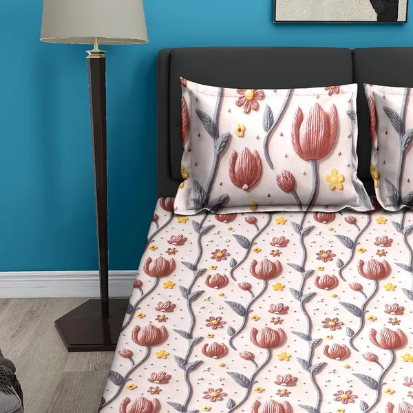 Multicolor_Premium_&_Elegant_Microfiber_Double_Bed_Bedsheet_with_Pillow_Covers