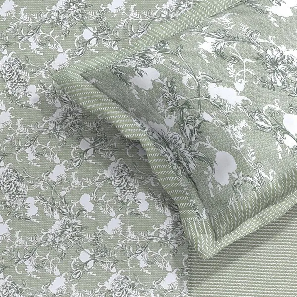 Grey_Cotton_Bedsheet_with_Pillow_Covers