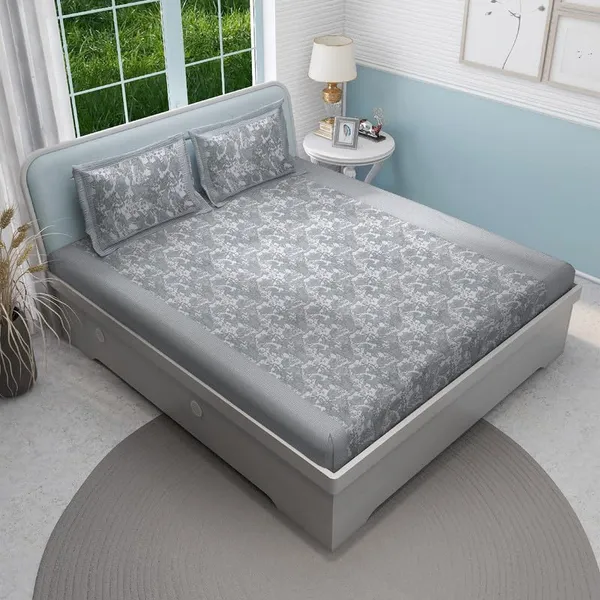 Grey_Premium_&_Elegant_Poly_Cotton_Printed_Double_Bedsheet_with_Pillow_Cover