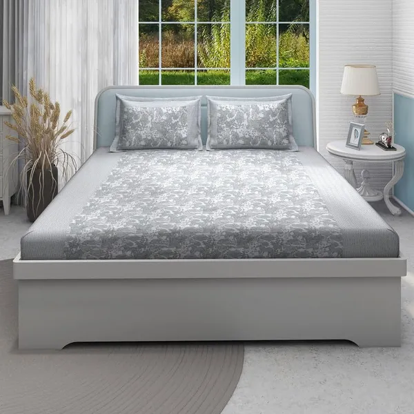 Grey_Premium_&_Elegant_Poly_Cotton_Printed_Double_Bedsheet_with_Pillow_Cover