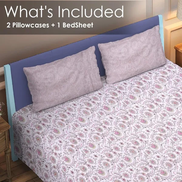 Pink_Printed_Bedsheet_with_Pillow_Cover
