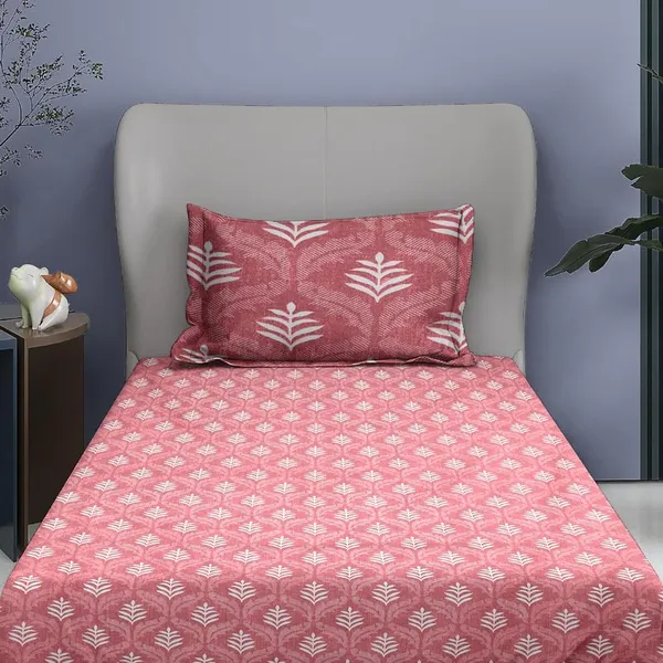 Multicolor_Premium_&_Elegant_Poly_Cotton_Single_Bedsheet_with_Pillow_Covers