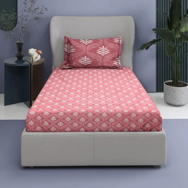 Multicolor_Premium_&_Elegant_Poly_Cotton_Single_Bedsheet_with_Pillow_Covers