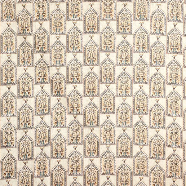 Grey_And_Peach_Cotton_Single_Bedsheet