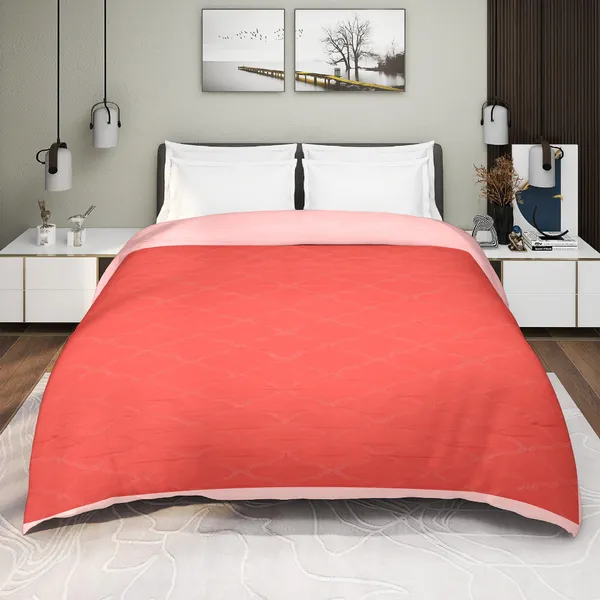 Red_Micro_Satin_Twill_180_Tc_Double_Floral_Blossom_Print_Soft_Fade_Resistant_Microfiber_Fabric_Bedsheet_With_Pillow_Covers
