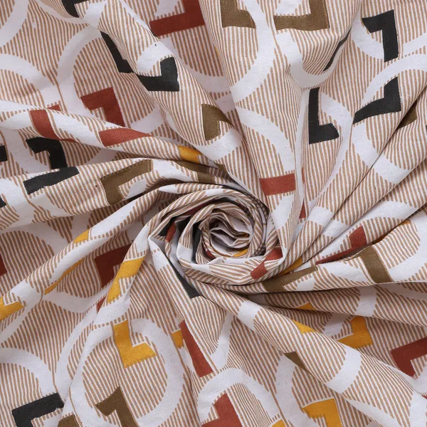 Brown_And_White_Cotton_240_Tc_Printed_King_Soft_&_Durable_Floral_Elegant_Modern_Bedsheet_With_Pillow_Covers