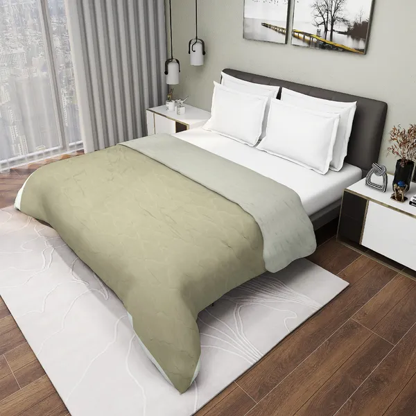 Green_Micro_Satin_Twill_180_Tc_Double_Floral_Blossom_Print_Soft_Fade_Resistant_Microfiber_Fabric_Textured_Bedsheet_With_Pillow_Covers