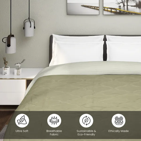 Green_Micro_Satin_Twill_180_Tc_Double_Floral_Blossom_Print_Soft_Fade_Resistant_Microfiber_Fabric_Textured_Bedsheet_With_Pillow_Covers