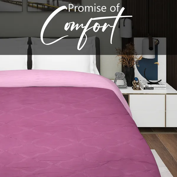 Violet_Micro_Satin_Twill_180_Tc_Double_Floral_Blossom_Print_With_Soft_Fade_Resistant_Microfiber_Fabric_Bedsheet_With_Pillow_Covers